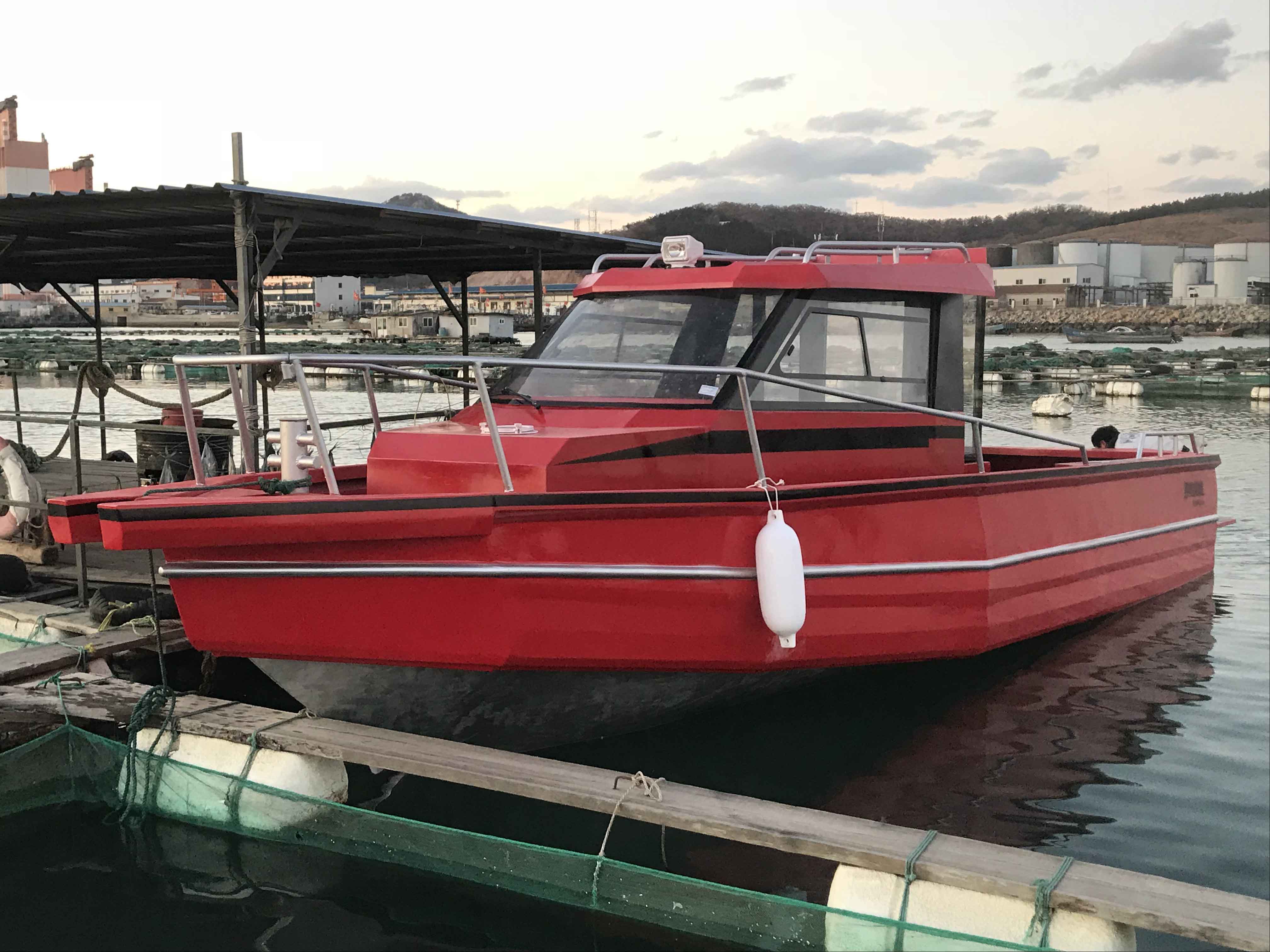 BD970F浮筒式鋁合金柴油噴射艇釣魚(yú)艇海釣船